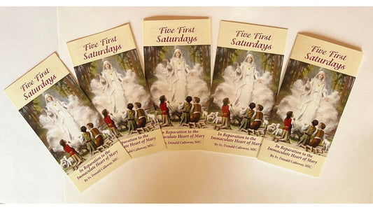 The Five First Saturdays In Reparation to the Immaculate Heart 4 Panel 5 Pack