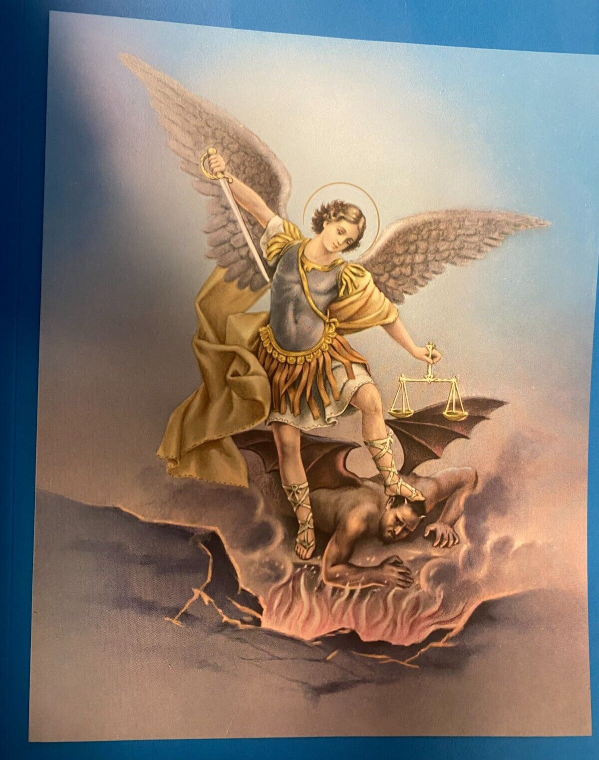 Saint Michael The Archangel 8x10 Print, New - Bob and Penny Lord