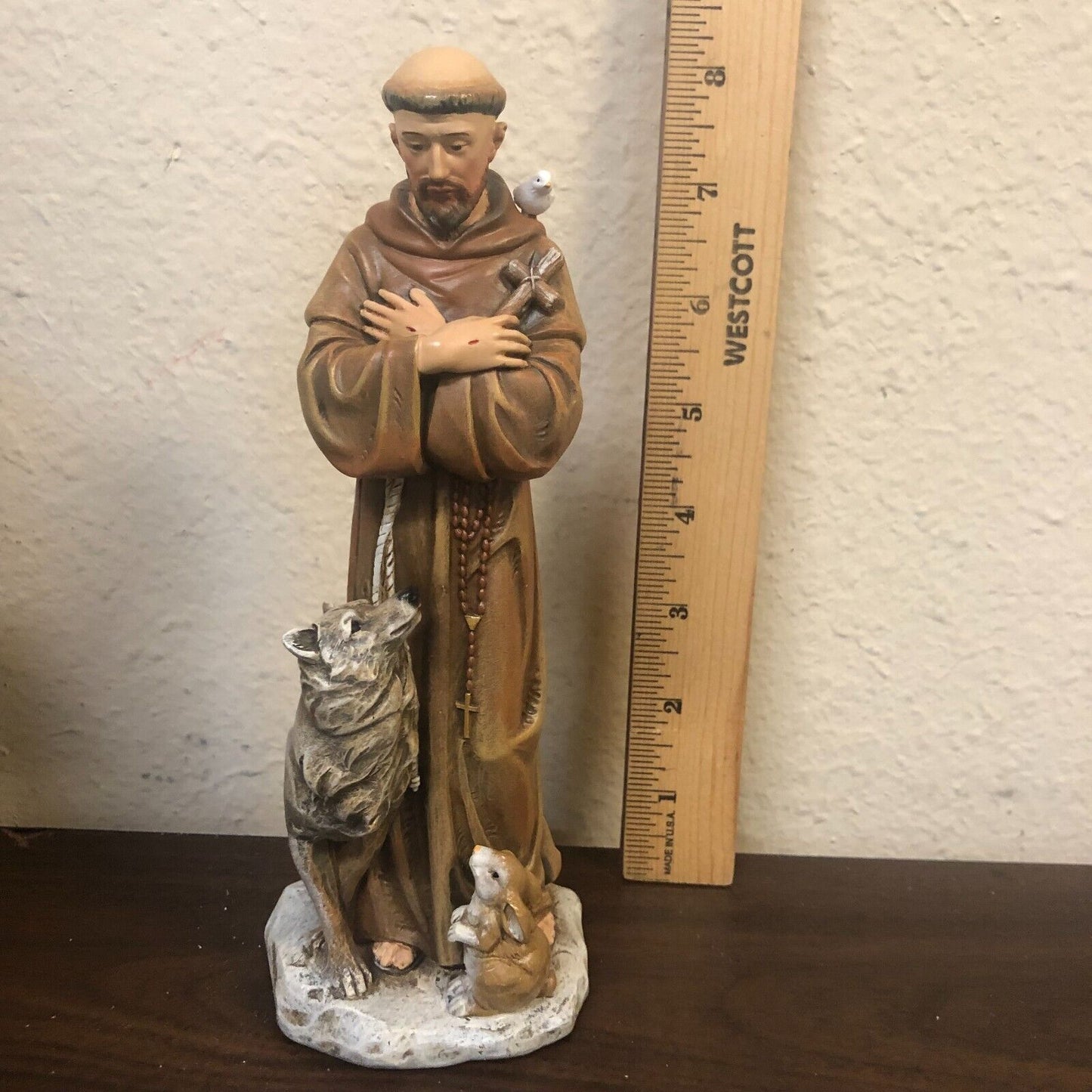 Saint Francis of Assisi 8 " Statue, New Free Shipping