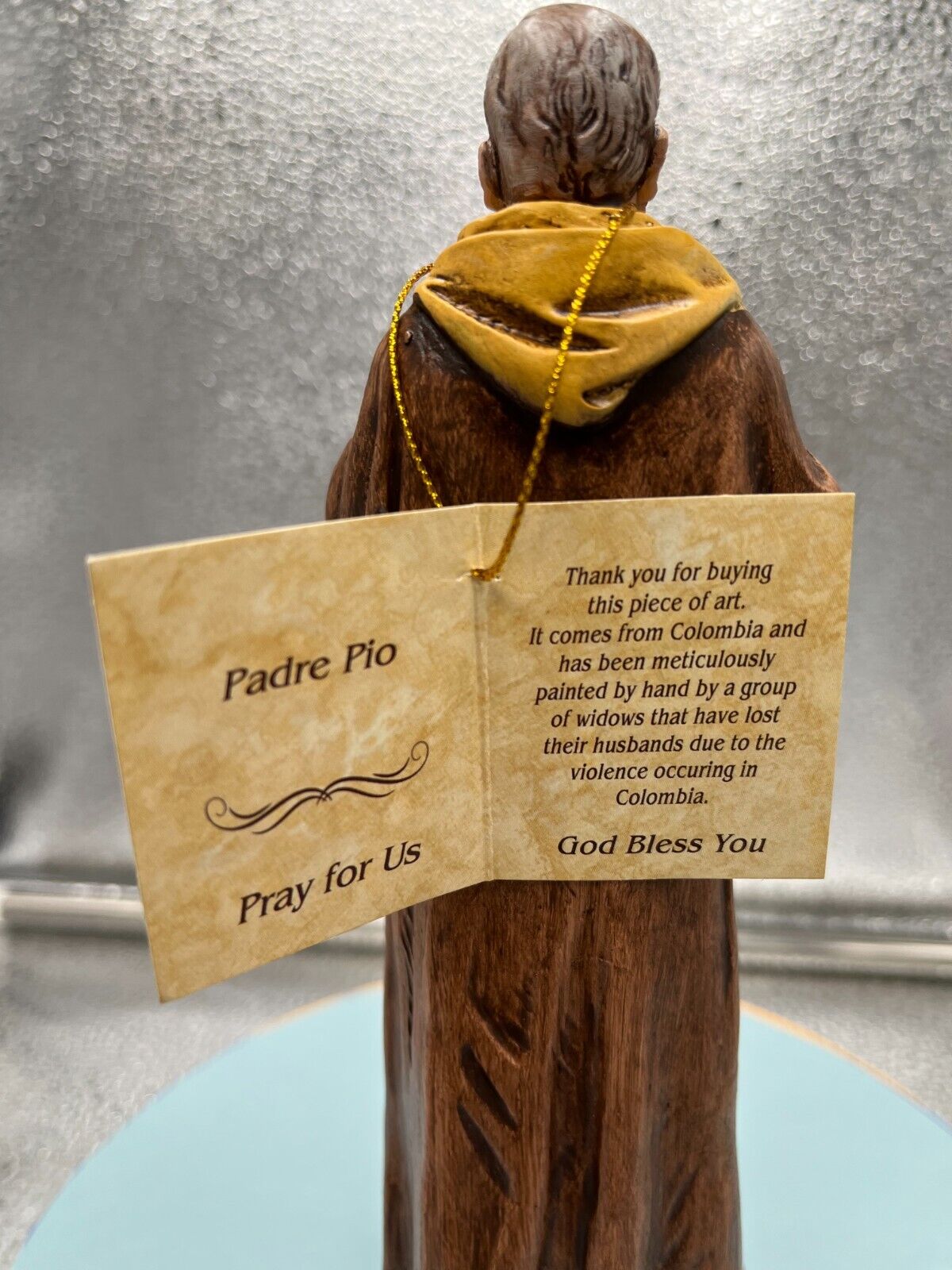 Padre Pio 8 " Statue, New from Colombia Free Shipping