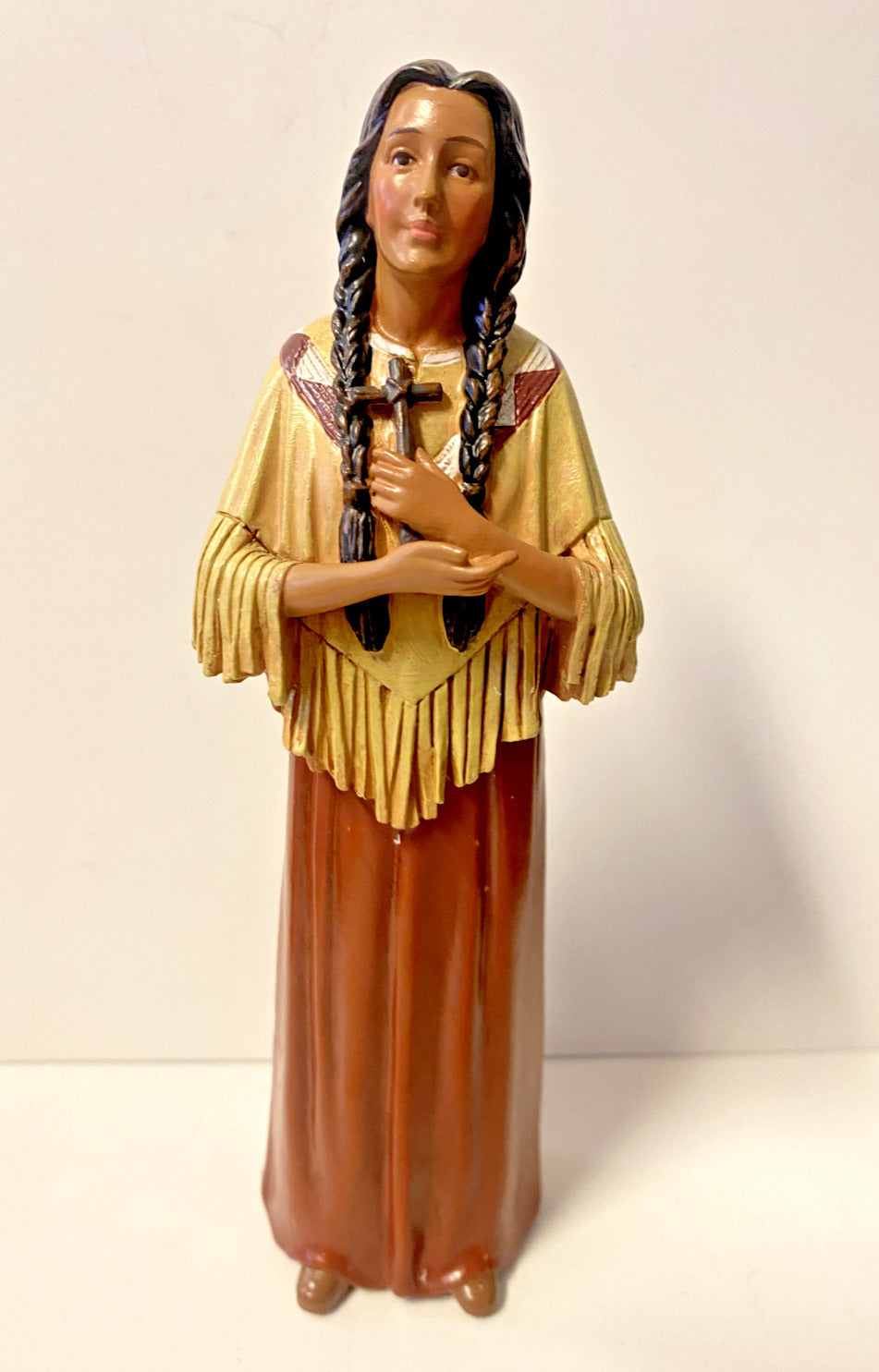 Saint Kateri Tekakwitha Statue  6" New - Bob and Penny Lord