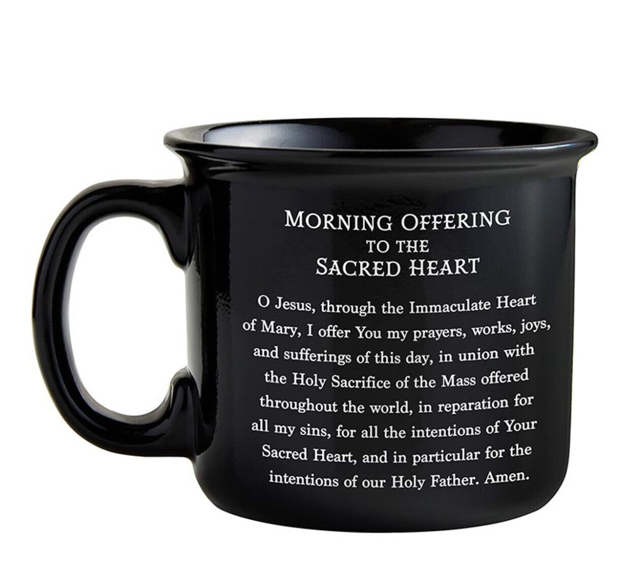 Sacred Heart of Jesus  13 oz. Cup/Mug with prayer, New #AB-283-R2