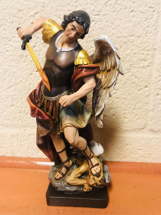 Saint Michael The Archangel 8.5" Statue, New