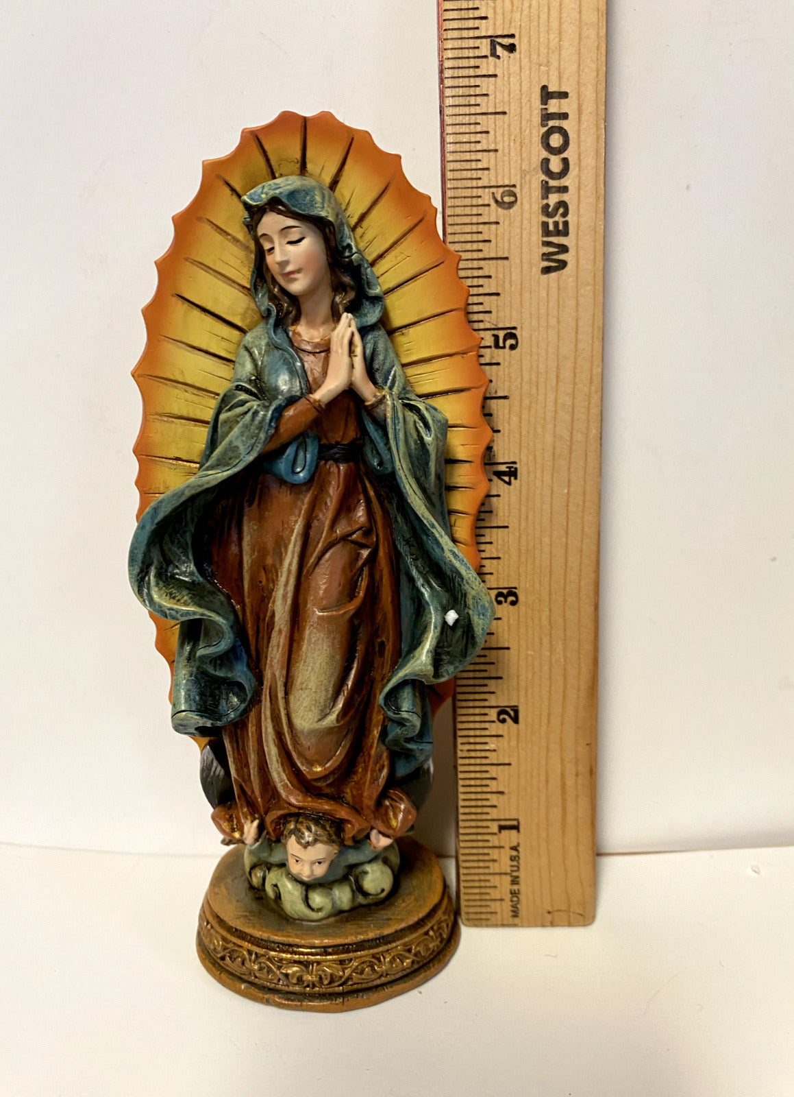 Our Lady of Guadalupe 6"  Statue, New - Bob and Penny Lord