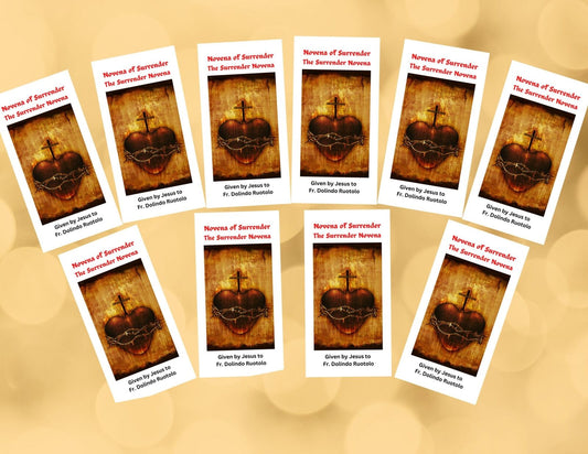 Surrender Novena to the Will of God Trifold Holy Card Packages