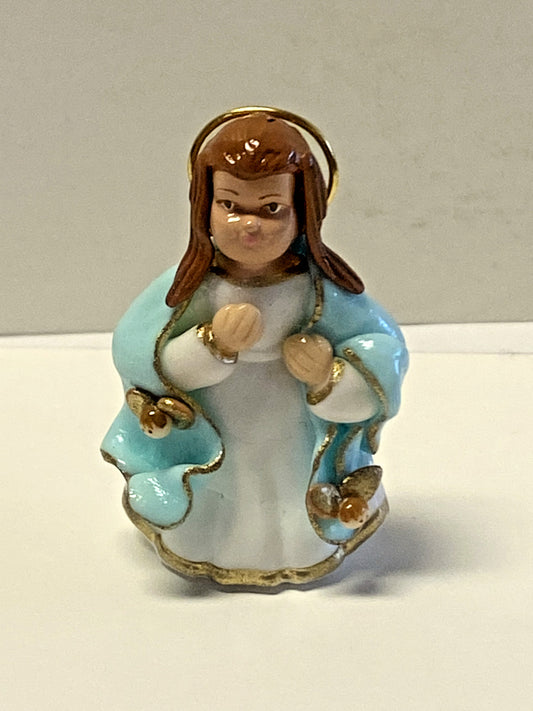 Immaculate Heart of Mary Miniature Statue 1.50", New from Colombia #L044 Free Shipping