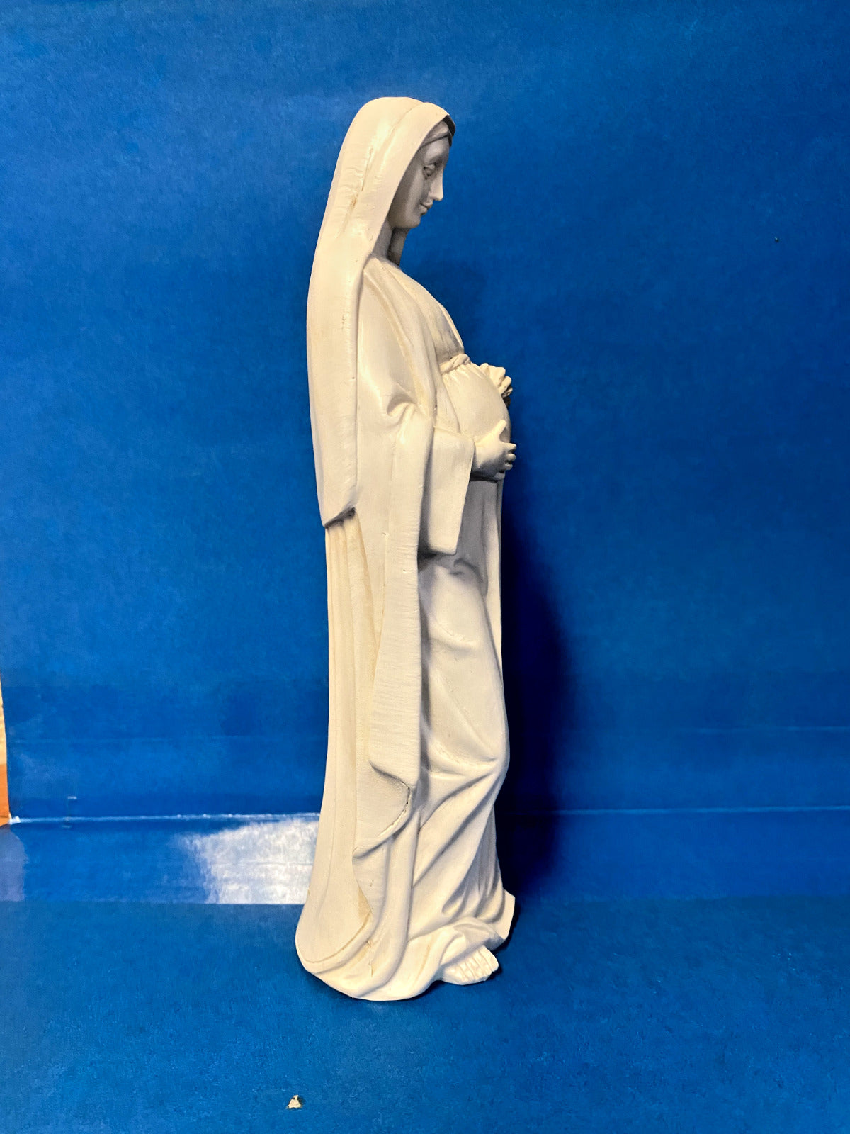 Pregnant Blessed Mother Mary 4"  Statue, New#AB-160