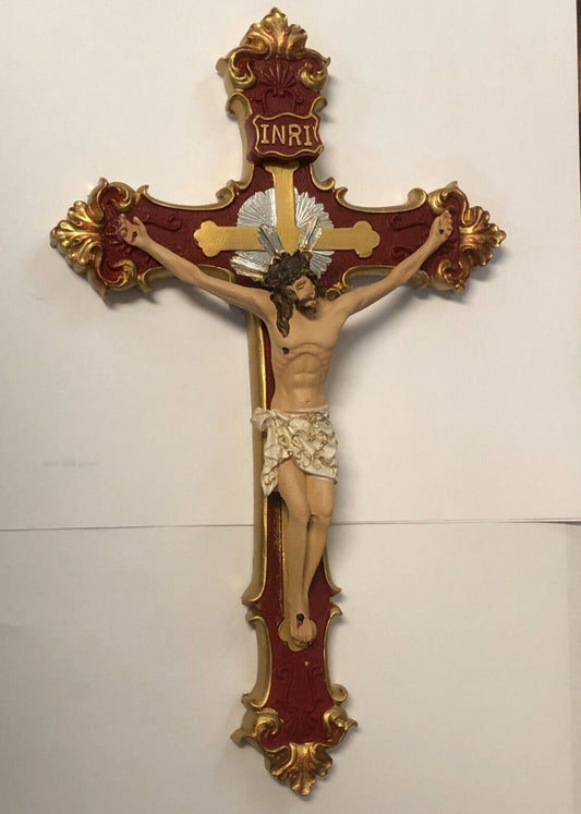 Wall Ornate Crucifix 10.50,  New - Bob and Penny Lord