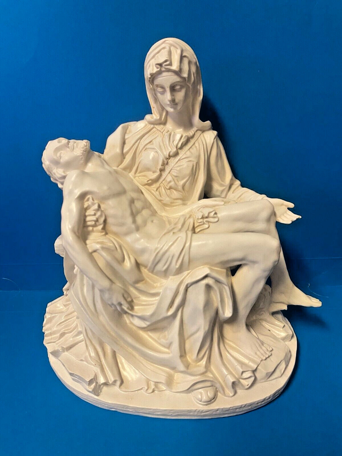 Pieta Stone Finish Statue, 3,50" New Free Shipping