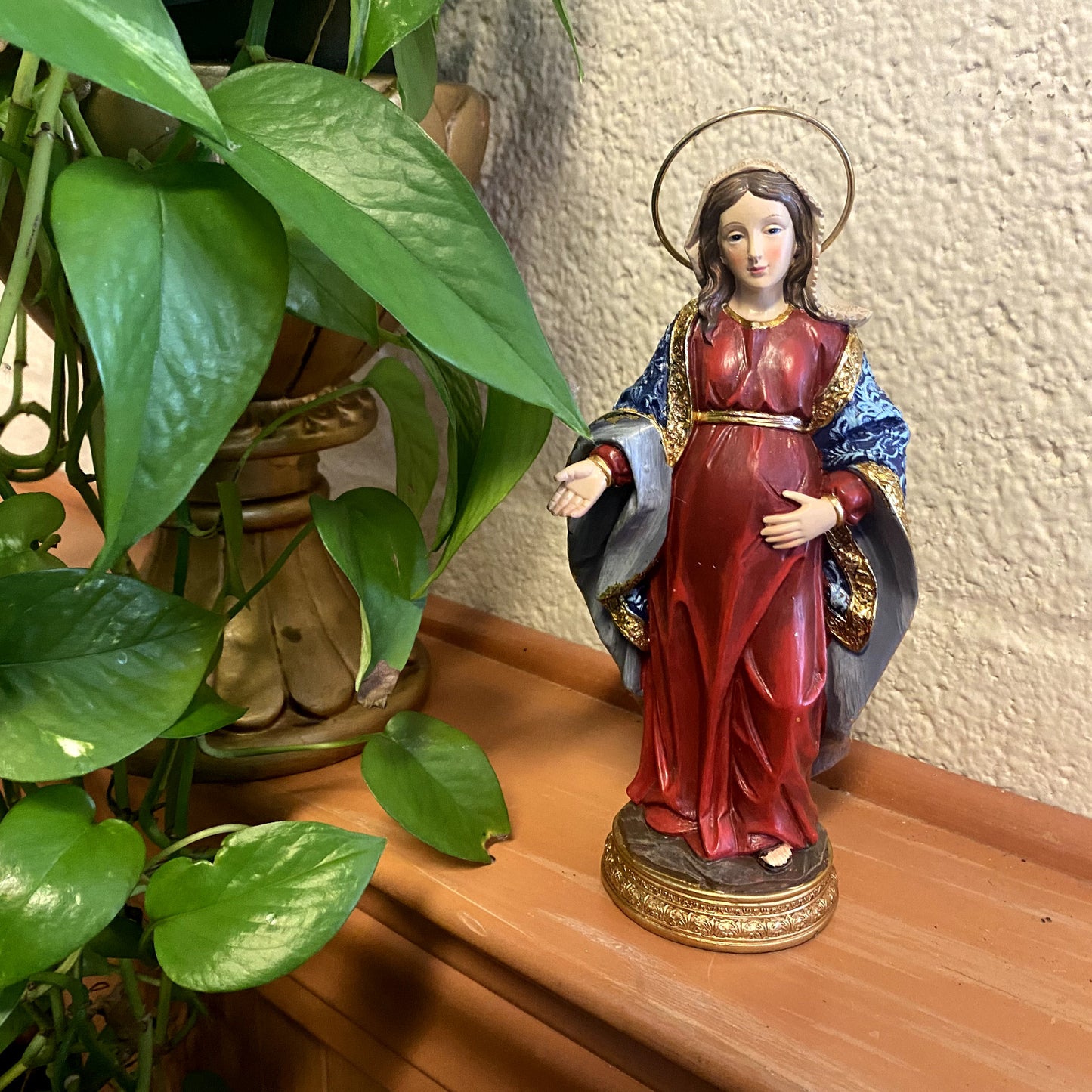 Our Lady of Expectation 8" Statue, New #AB-266-R2