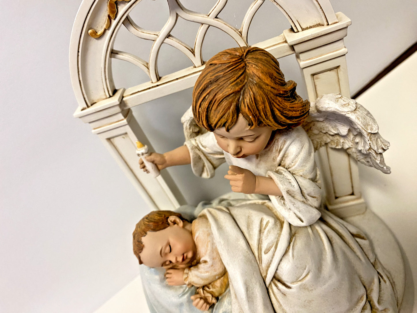 Sleeping Baby with Angel "Hush-A-Bye-" 8", New # RM - Bob and Penny Lord