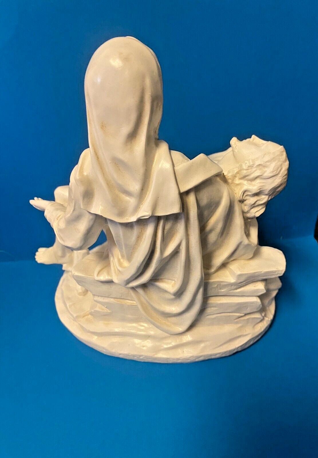 Pieta Stone Finish Statue, 3,50" New Free Shipping