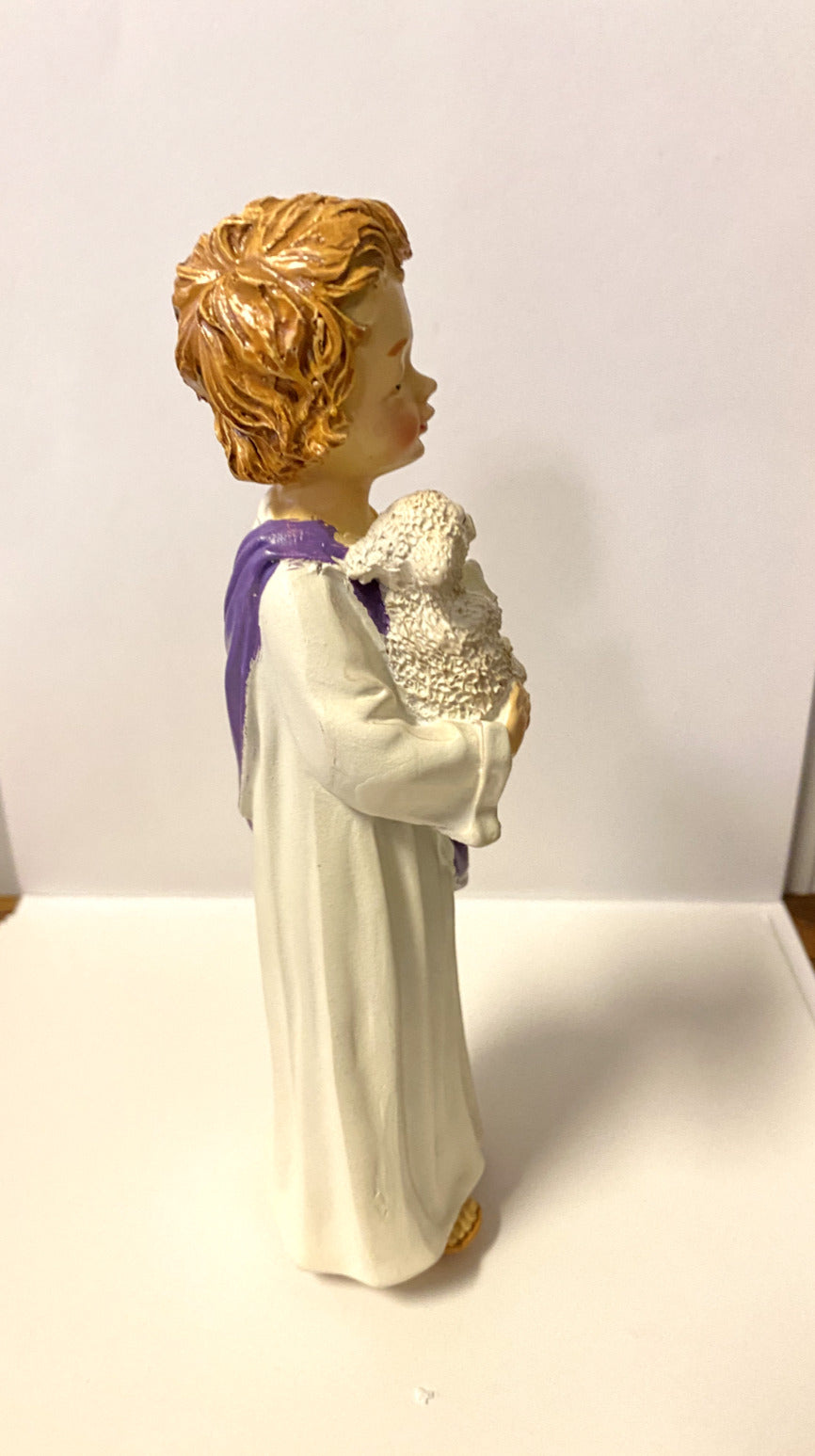 Boy Jesus with Lamb  7"  Statue, New #AB-199