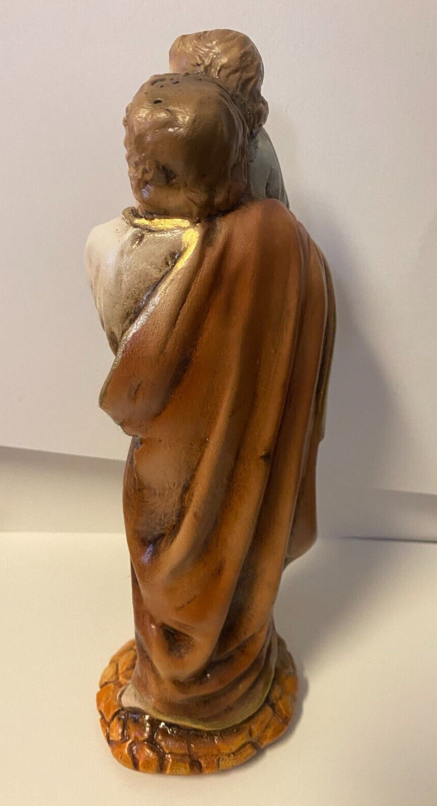 Saint Joseph with Child "A Father's Hug", 7.25" Statue, New from Colombia - Bob and Penny Lord