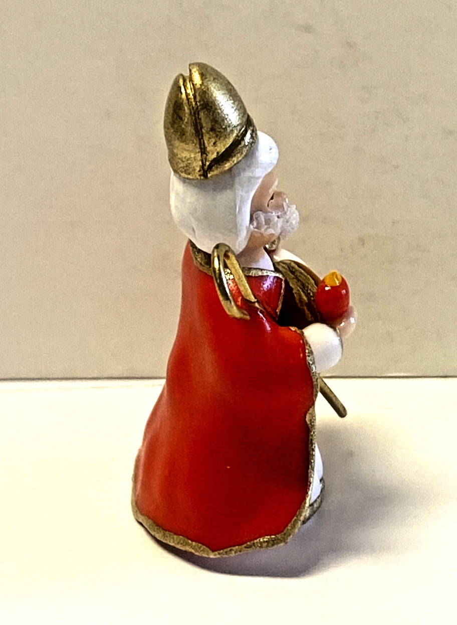 Saint Augustine  Miniature Statue 1.50", New from Colombia #L046 - Bob and Penny Lord