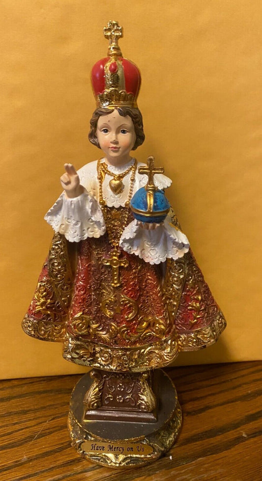 Infant Jesus of Prague 8.75" Statue, New #AB-153