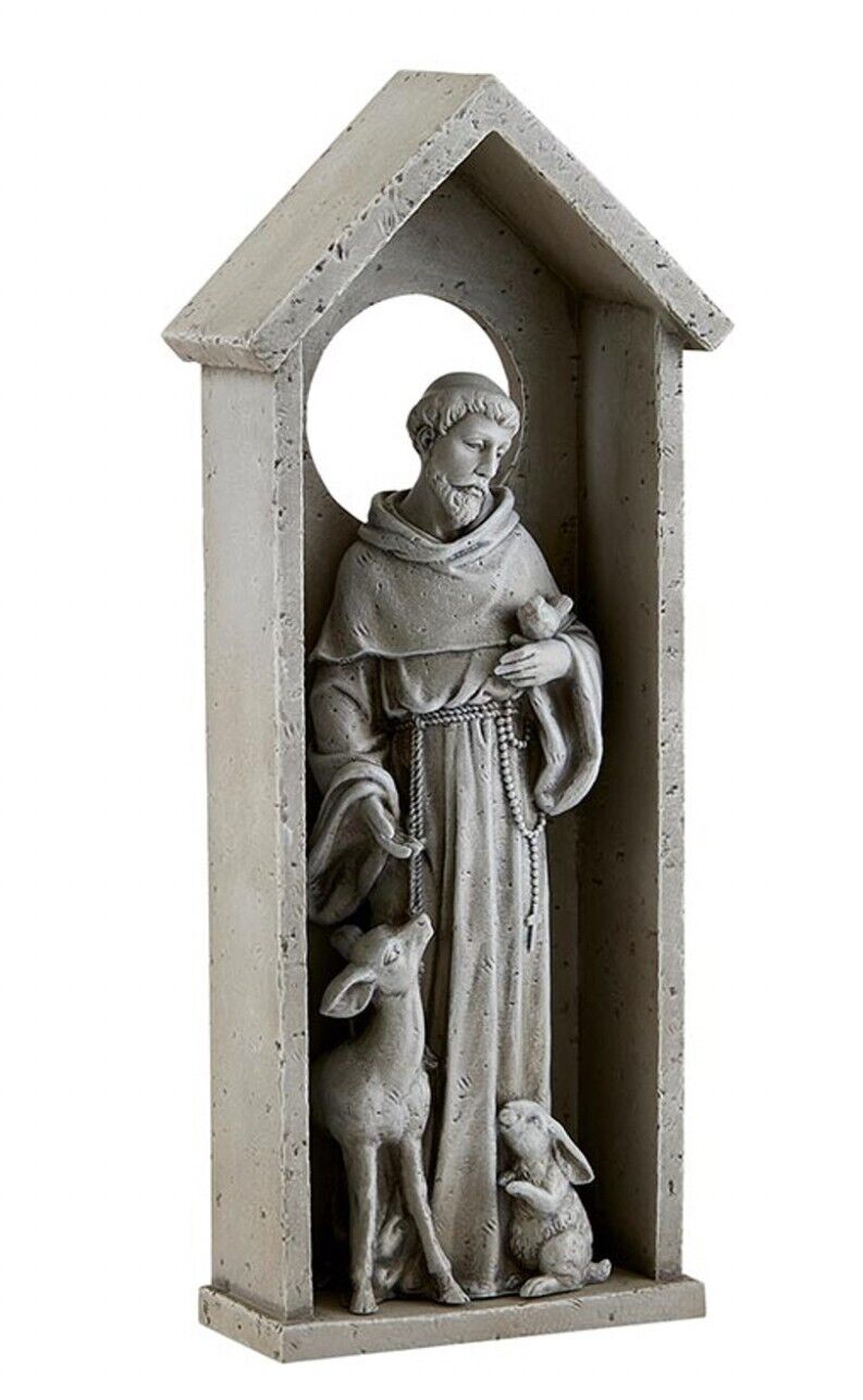 Saint Francis of Assisi 12" Wall Plaque, New #AB265-R2