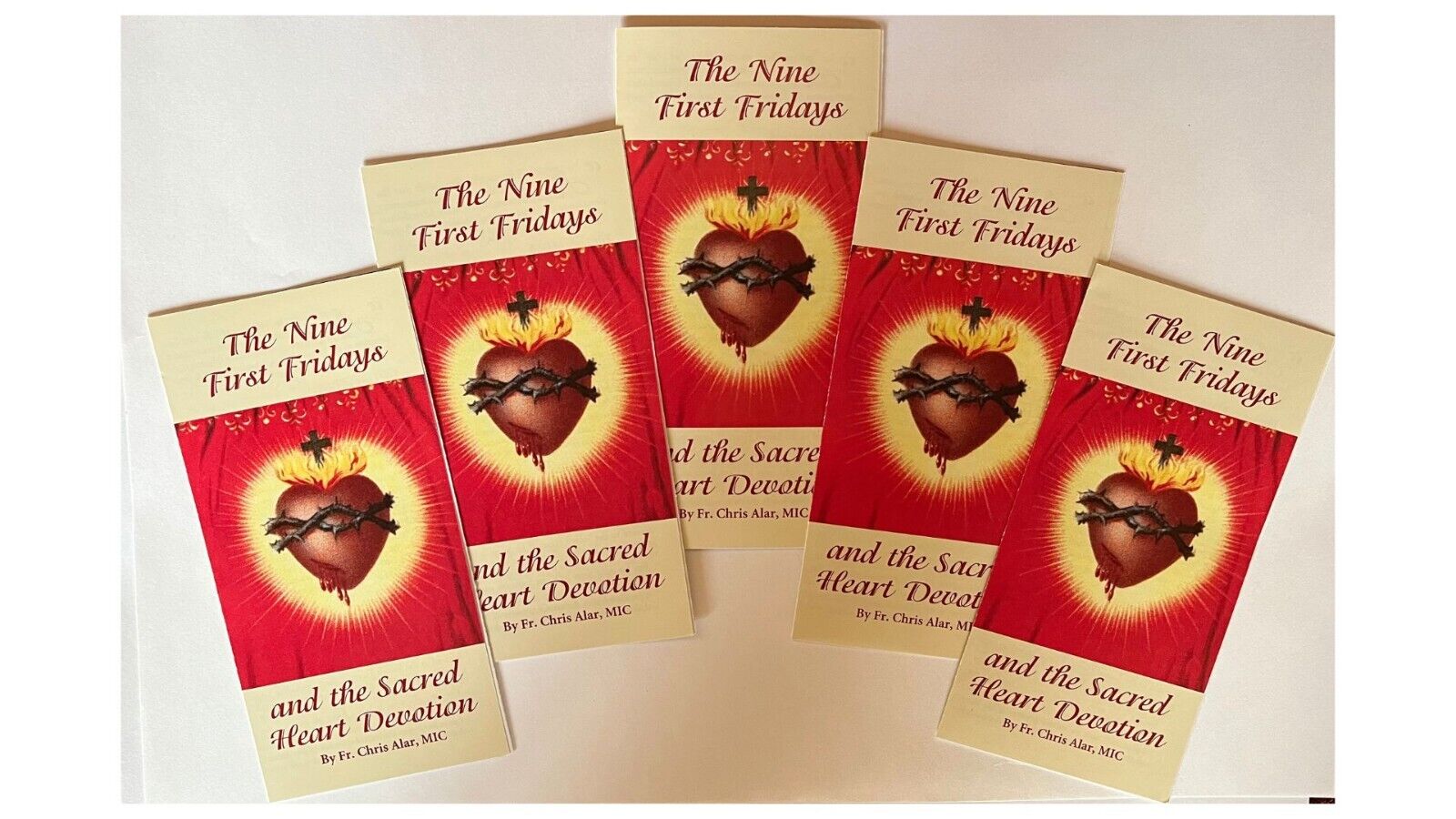 The Nine First Fridays and Sacred Heart Devotion 4 Panel Pamphlet 5 Pack - Bob and Penny Lord