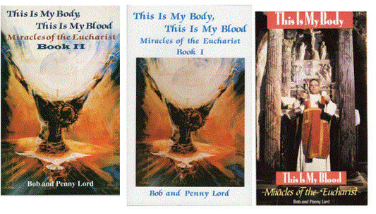 This is My Body,This is My Blood,Miracles of the Eucharist Books 1 & 2 + DVD Free Shipping