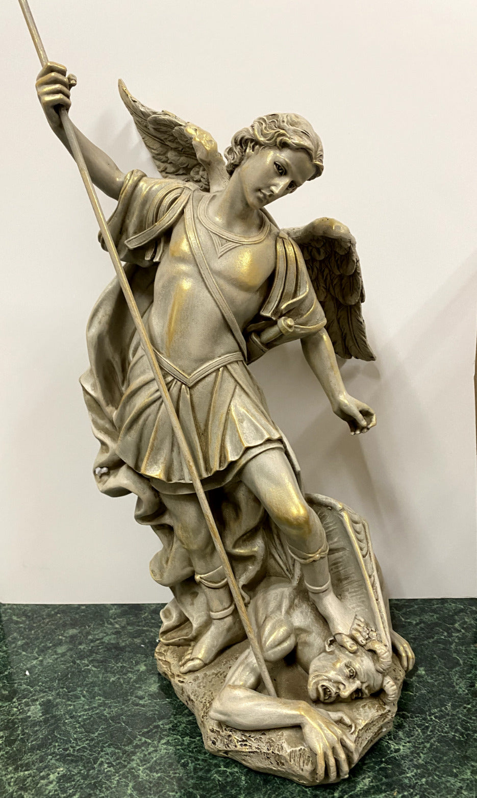 Saint Michael The Archangel  15" Statue, New Free Shipping