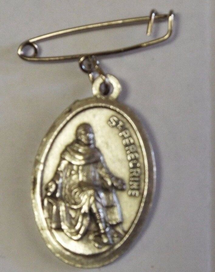 Saint Peregrine, the Cancer Saint, Medal/Relic, New **Donation Requested*** - Bob and Penny Lord