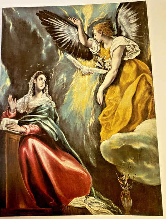 The Annunciation Image Print  6" x 4", New #AB-099-J