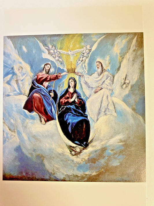 Coronation of Virgin Mary Image 6" x 4", New #AB-099-J - Bob and Penny Lord