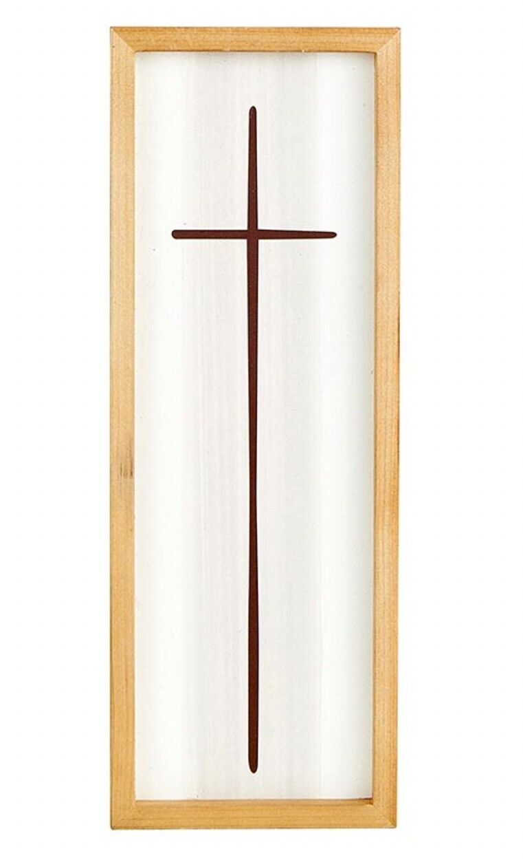 Framed Cross,  12.25" New #AB-254-R2