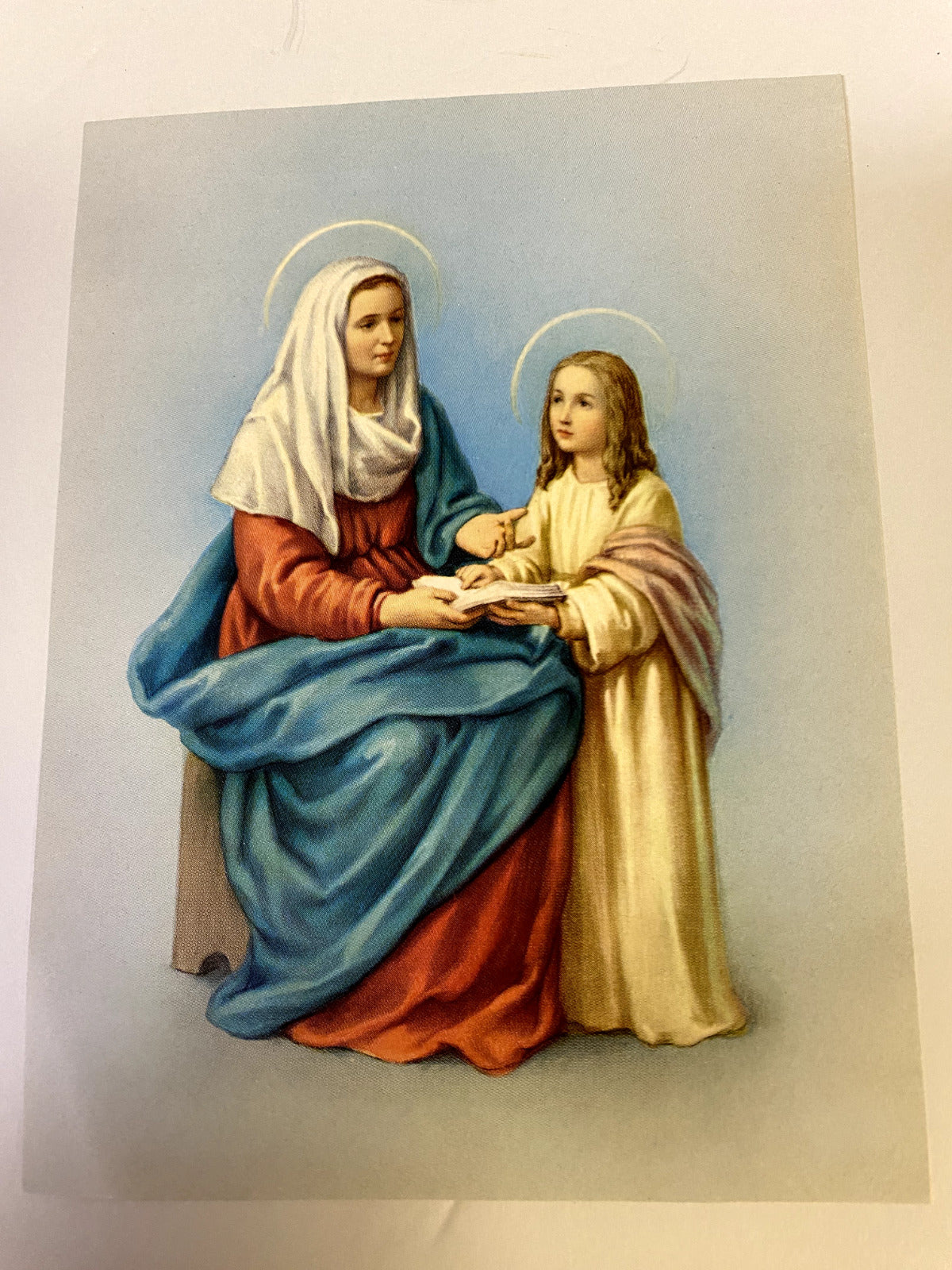 Saint Anne & Virgin Mary  8" x 6" Image Print, New From Japan #AB-102-J - Bob and Penny Lord