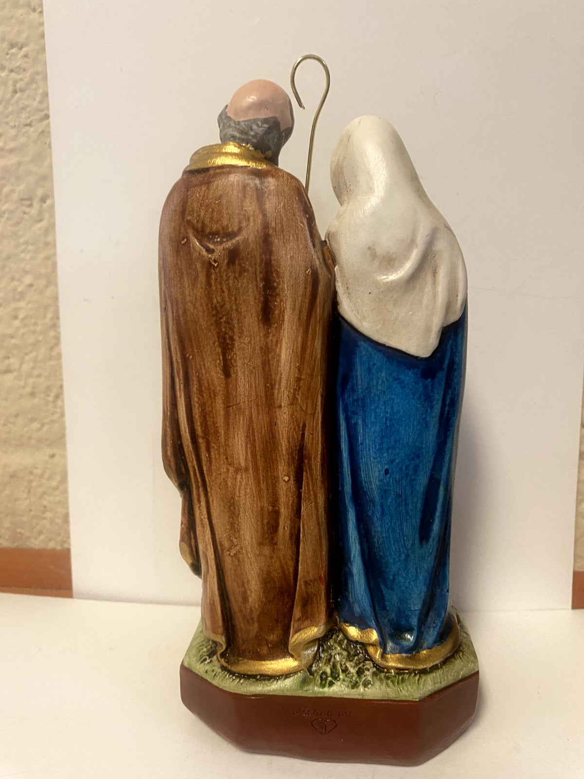 Sts. Anne & Joaquim Hand Painted 8" Statue, New From Colombia #L020 Free Shipping