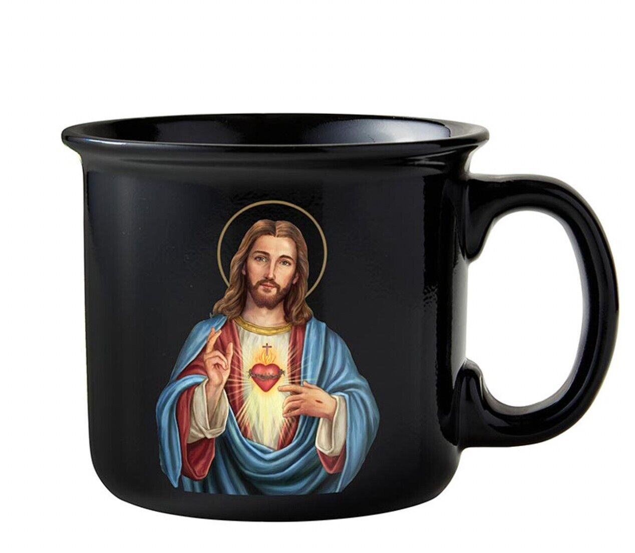 Sacred Heart of Jesus  13 oz. Cup/Mug with prayer, New #AB-283-R2