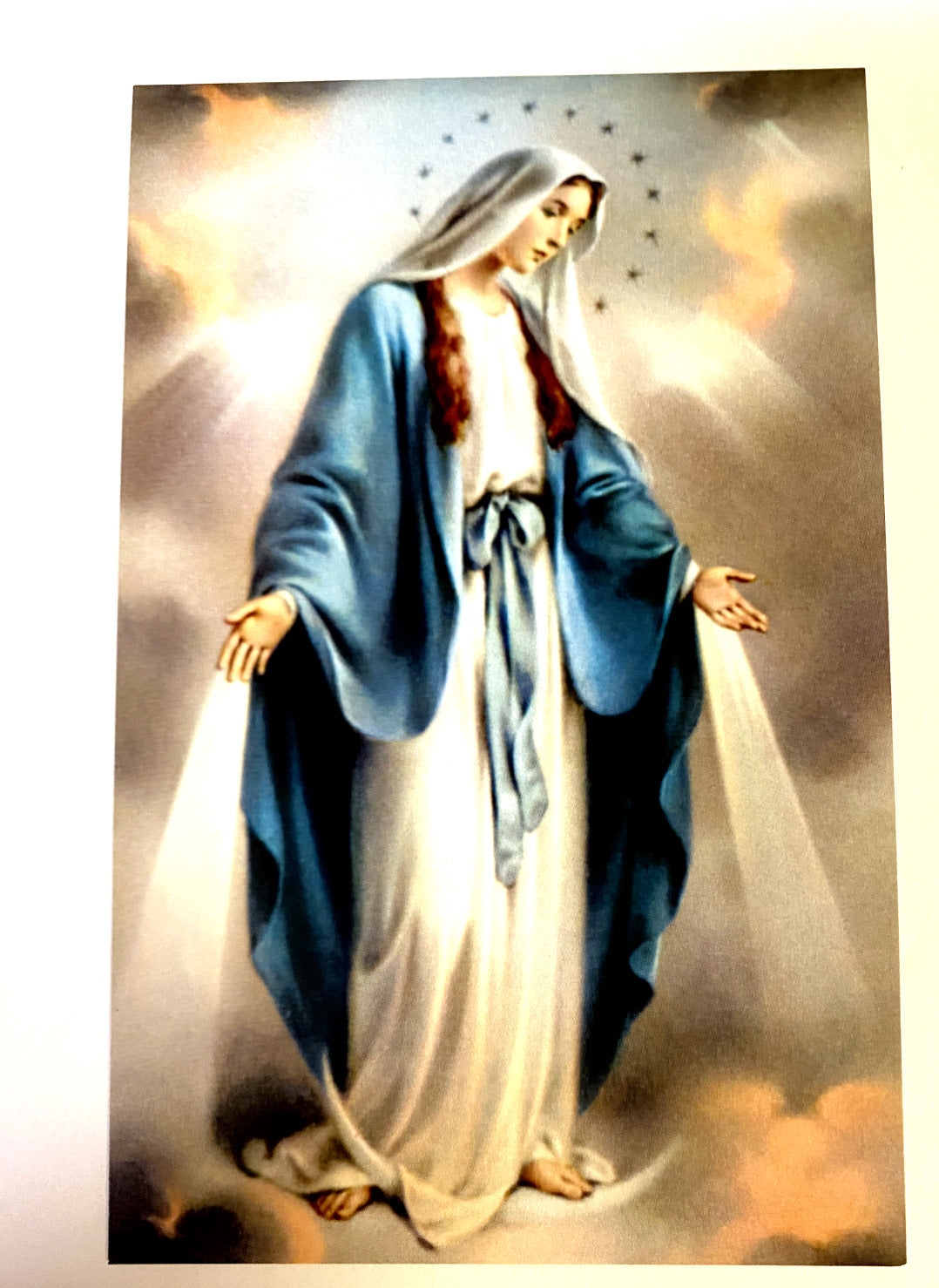 Our Lady of Grace Image Print 5.75" x 3.75, New. #AB-102-J - Bob and Penny Lord