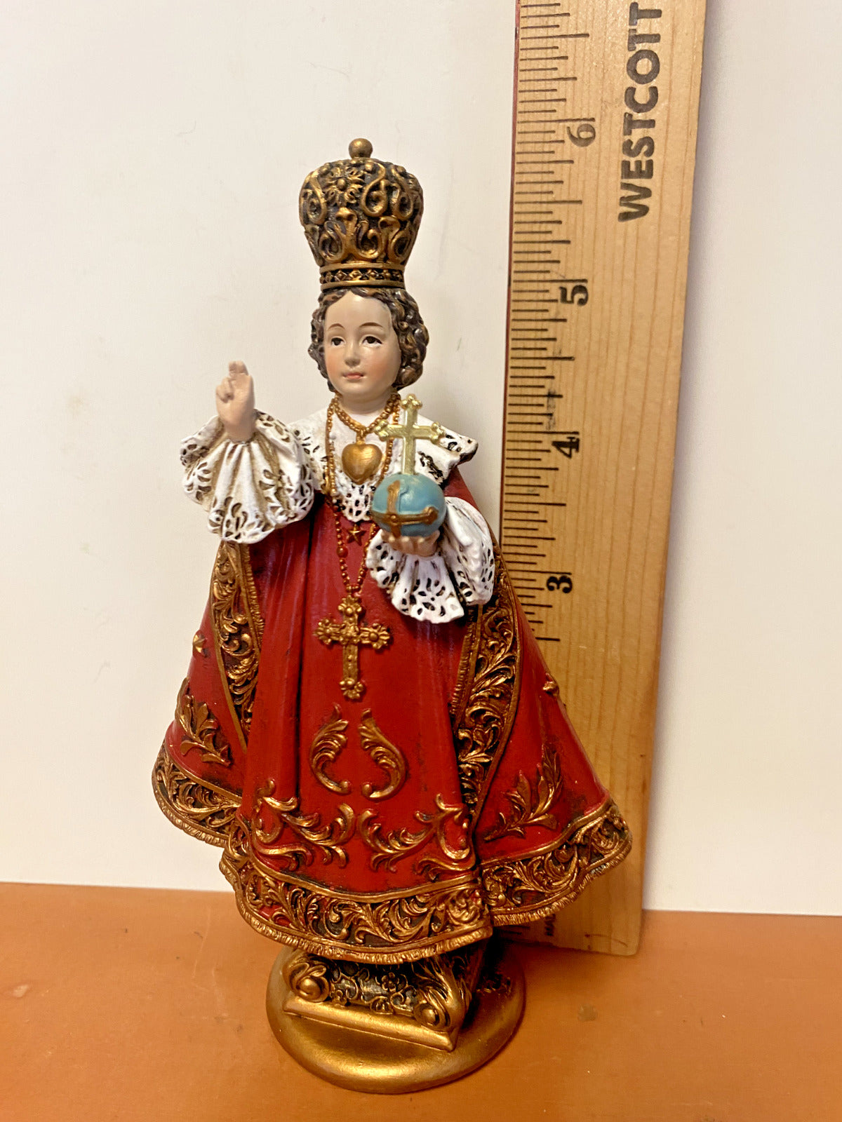 Infant Jesus of Prague 6" Statue, New #RM-018 Free Shipping