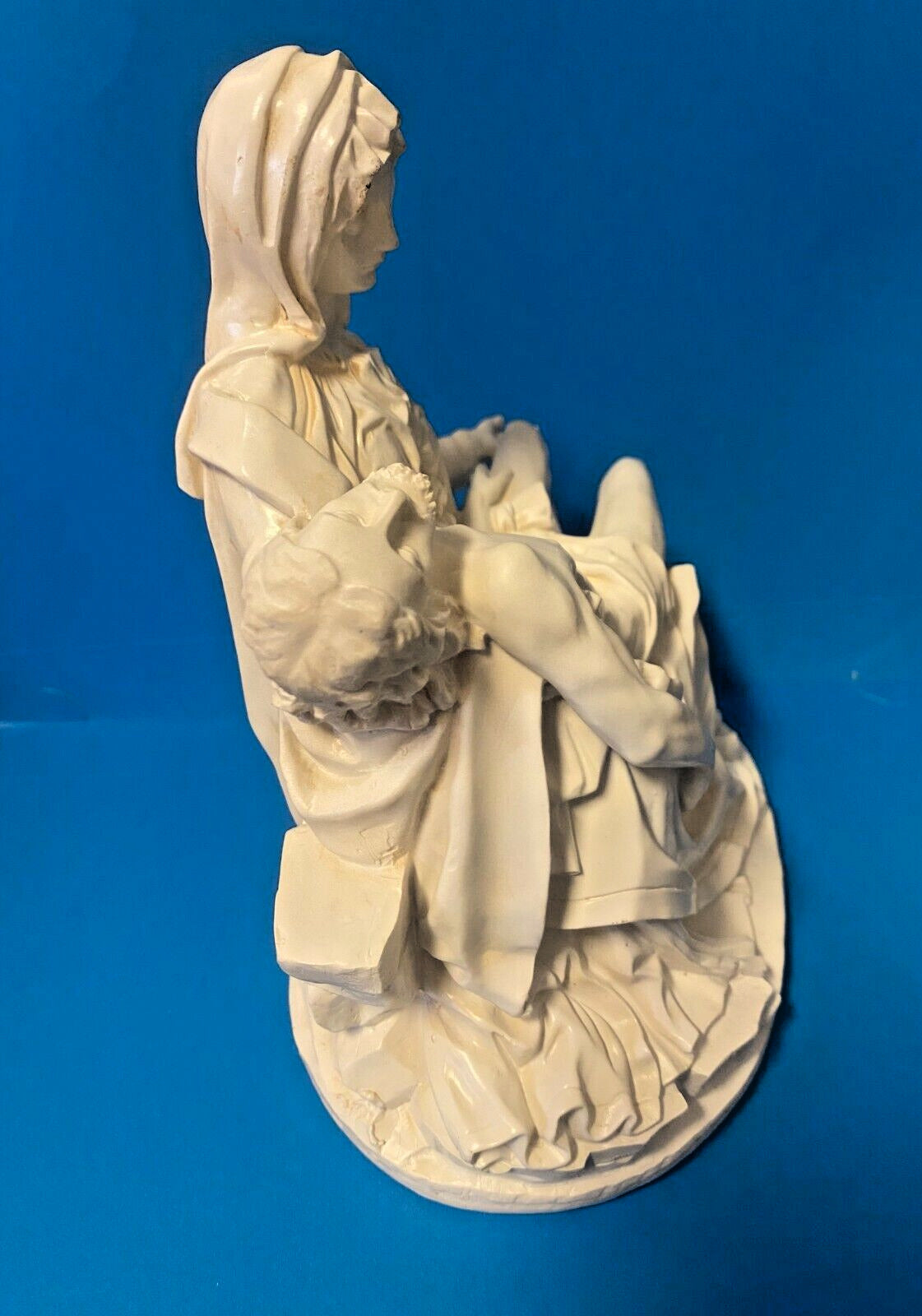 Pieta Stone Finish Statue, 3,50" New Free Shipping