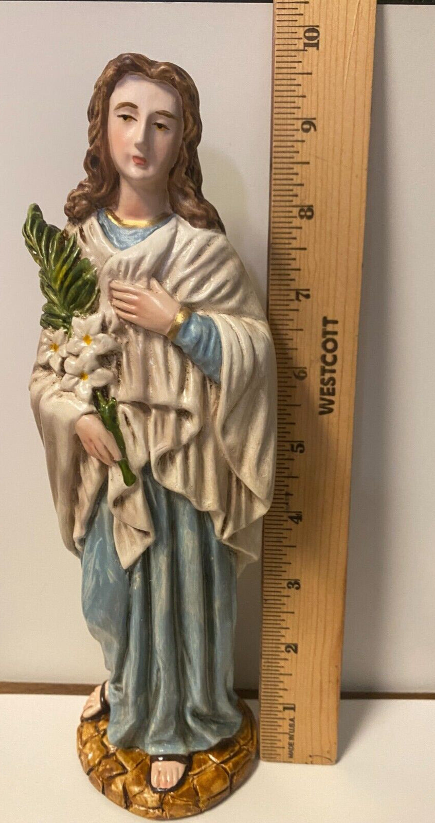 Saint Maria Goretti 9.5" Statue, New from Colombia #L023 - Bob and Penny Lord