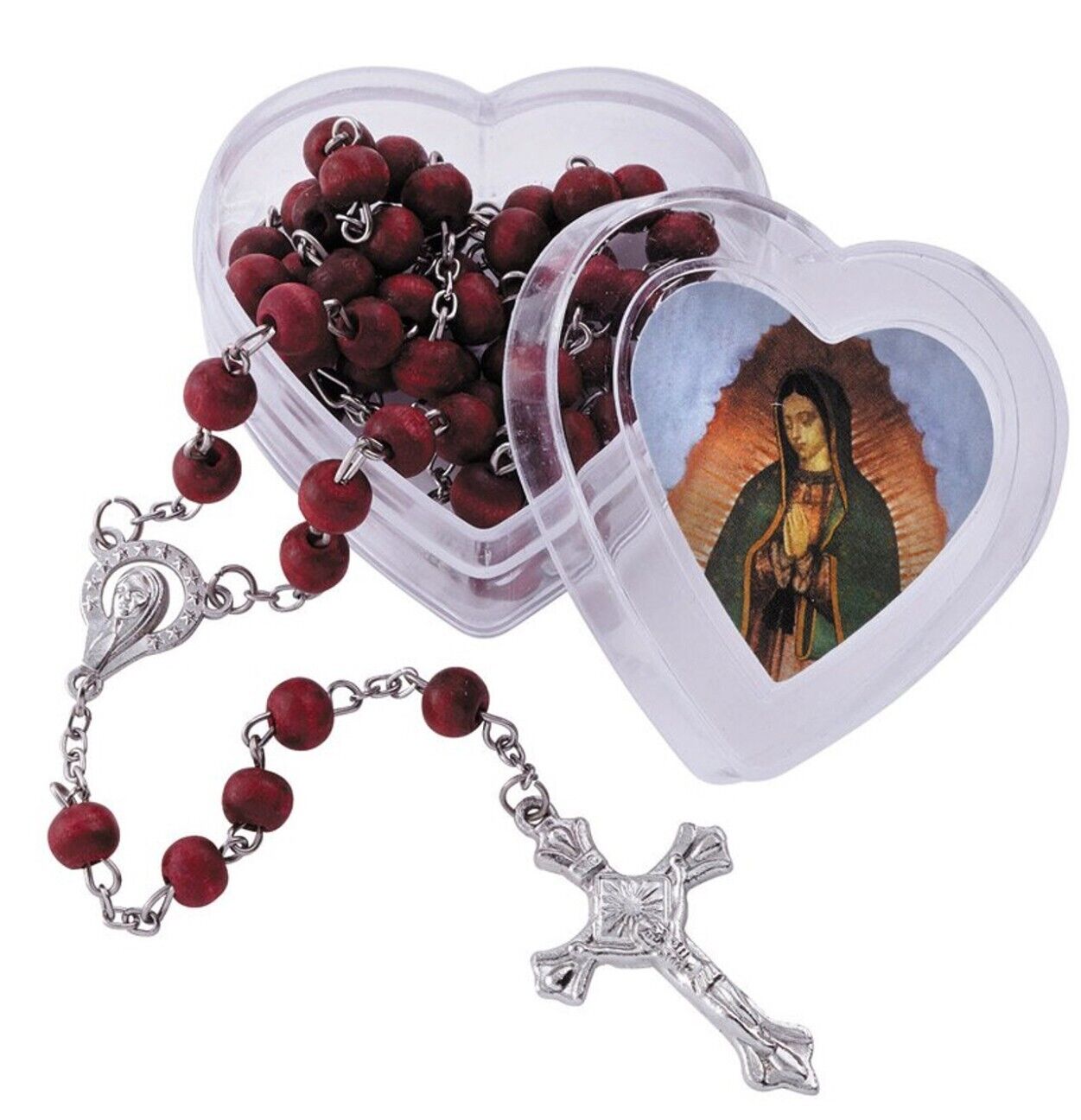 Our Lady of Guadalupe Rose Scented Rosary , New #AB-091 - Bob and Penny Lord