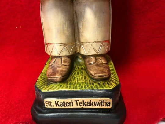 Saint Kateri Tekakwitha Statue 16" New From Colombia Free Shipping