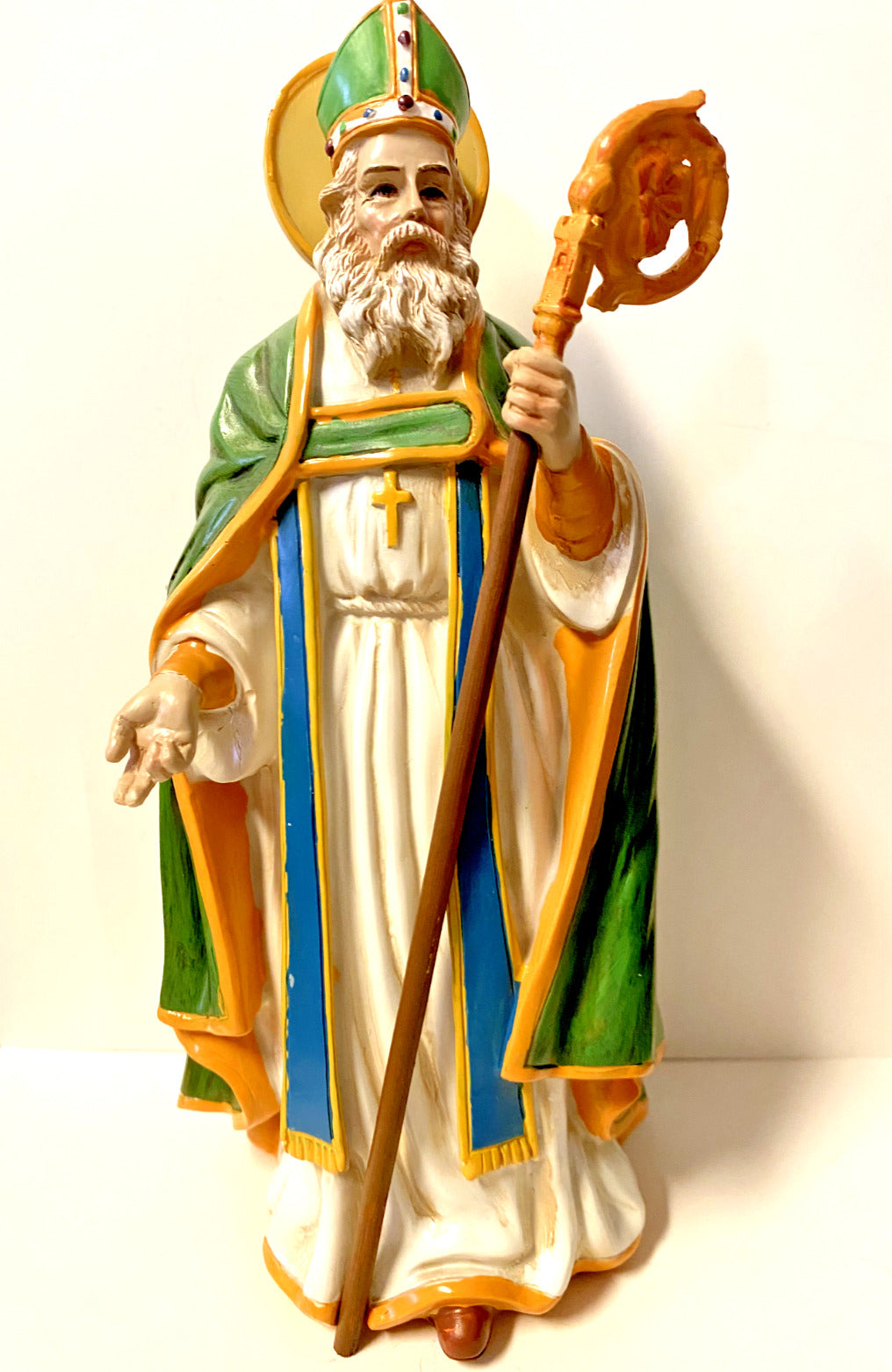 Saint Patrick  8" Statue, New - Bob and Penny Lord