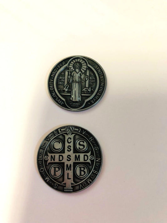 Saint Benedict  Medal Coin,  New - Bob and Penny Lord