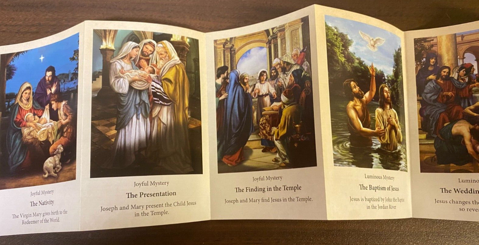 The Mysteries of the Rosary Pocket Folder, New - Bob and Penny Lord